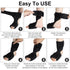 Plantar Fasciitis Relief Night Splint - Upgrade Achilles Tendonitis Brace with Rotating Knob Iron Wire Elastic Dorsal Night Splint, for Women & Me...