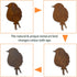 5PCS Metal Bird Silhouette with Rusty, Rusty Birds Decoration, Metal Birds Statues, Lifelike Patina Metal Birds Garden Ornaments Silhouette...