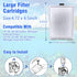 6-Pack Assembled Large Filter Replacement Cartridges Aquariums for Tetra Whisper Bio-Bag Filters 20i 40i IQ20/30/45/60 PF20/30/40/60...