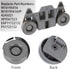 W10195416 Dishwasher Wheels Lower Dish Rack Wheel Part Assembly,Replacement for Maytag/Kitchen Aid/kitchenaid/Whirlpool/Kenmore Dish Rack Replaces AP5983730 W10195416V,AP5983730,PS11722152,Pack of 4