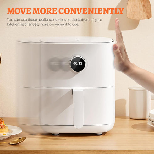 28pcs Appliance Sliders for Kitchen Appliances, Self-Adhesive Small Countertop Appliance Slider Rollers for Air Fryer Coffee Maker Easy Moving wit...