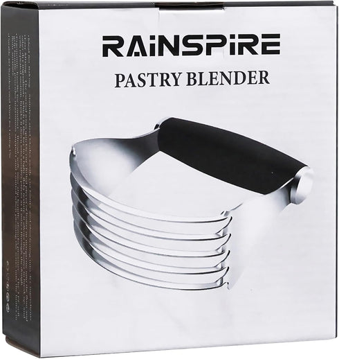 Pastry Cutter For Baking, Heavy Duty Pastry Blender Stainless Steel, Thick Sharp Blades Dough Blender, Dough Cutter Butter Cutter Pastry for Easy ...