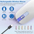 Wireless Mouse, Backlit LED Portable Slim Computer Mouse for Laptop, PC, Computer, MacBook, iPad, Chromebook, Notebook, 2.4G Rechargeable Wireless...