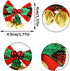 20 Pcs Christmas Mini Bow with Bells, 4 Styles - Traditional, Rustic, Whimsical, Minimalist - Red, Green, Gold - Christmas Ornaments...