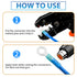 260Pcs Heat Shrink Wire Connectors Kit - Marine Automotive Electrical Connectors - Crimp Terminal Set for Electrical Wiring - Waterproof Fork Spad...