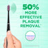 GUM Sonic Powered Toothbrush Refills, Tapered Bristles Clean Below The Gumline, Black 2ct. (Pack of 2)...