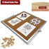 Desktop Cork Board, Double Sided Bulletin Board Message Board with 15 PCS Push Pins, Decorative Pin Board Perfect for Home School Office Decor...