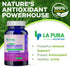 LaPura Advanced Quercetin 1000mg Elderberry 200mg Zinc 30mg Supplement 120 Capsules – Non-GMO 3-in-1 Herbal Blend for Immune Boost and Joint Suppo...