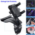 Car Phone Holder, Multifunction Car Dashboard Holder Rearview Mirror with 360 ° Adjustable Spring Clip, Suitable for 3 to 7 Inch Smartphones (Cent...
