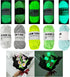 5 Pack Glow in The Dark Yarn for Crochet - 55 Yards Fluorescent Luminous Scrubby Thread Knitting Shining Glowing Yarn for Crocheting Weaving - Sew...