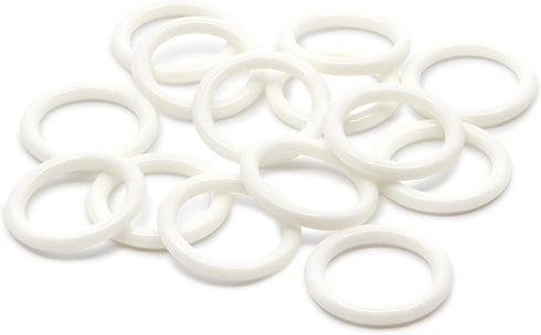 Dritz 1-1/8" Plastic Rings, 14 Count, White...