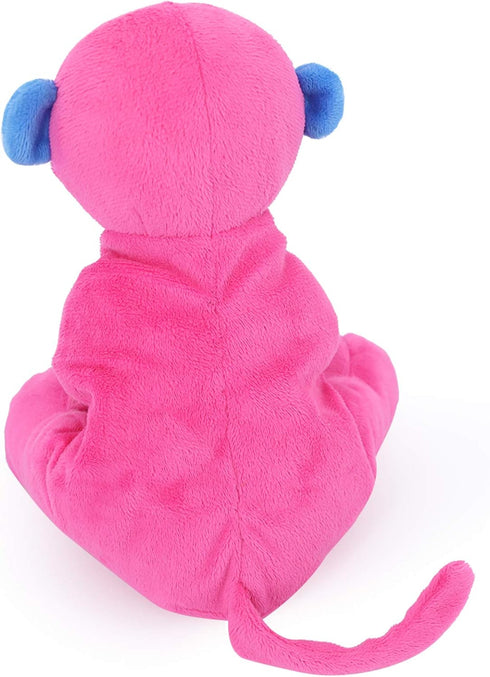 Unique Ape Monkey Stuffed Animals Plush Toys, Soft Cute Monkey Orangutan Toy for Toddlers Child Kids Babies Birthday Gift, 7.9" Pink...