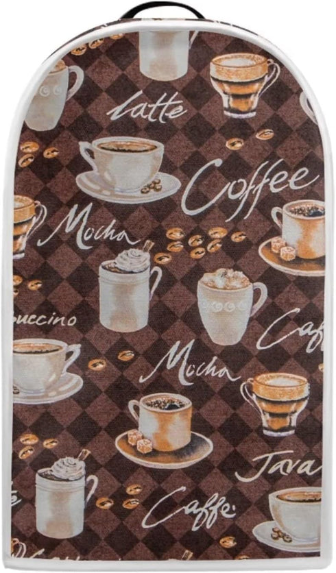 Blender Dust Cover Coffee Theme Appliance Covers for kitchen Stand Mixer or Coffee Maker Cover Polyester Dust Proof Blender Cover with Top Handle...