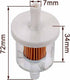 2 Pack 49019-0027 1/4 Inline Fuel Filter 49019-0014 49019-7001 for Kawasaki FX481V FX541V FX600V FX651V FX691V FX730V FX751V FX801V FX850V FX921V ...