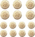 14pcs Gold Blazer Buttons for Men's Suits Blazers Sport Coats 20mm 15mm Metal Shank Suit Buttons Set for Sewing Coats Suits Blazers (MB20080)...