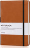 Lemome Thick Classic Notebook with Pen Loop A5 College Ruled Hardcover Writing Notebook with Pocket + Page Dividers Gifts, Banded, Large, 180 Page...
