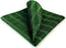 SHLAX&WING Green Checkered Mens Silk Pocket Square Unique Design Large 12.6 inches...