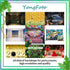 YongFoto 6x4ft Condiment Spice Backdrop Dried Herbs Flower Seasoning Food Cooking Material Wood Board Photography Background Cuisine Themed Party ...