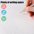 Koogel A4 Spiral Notebook Black, College Ruled Spiral Notepad with Flexible Cover 80 Sheet/160 Pages for Home School Office...