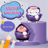Cute Cartoon 3D Silicone Case AirPods Pro 2nd/1st Generation case with Keychain and Lanyard Cleaner kit Characters Design for Kids Boys Girls (Pur...