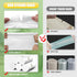120 Count 1.2 Gallon Mini Trash Bags - Excat Thick Clear Garbage Bags for Bathroom, Strong Plastic Wastebaket Can Liners for Car Home Office...