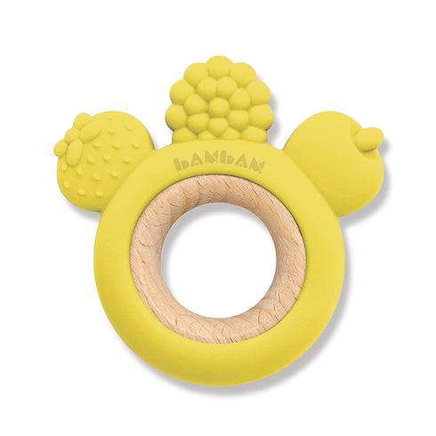 BAMBAM Baby Premium Silicone Teething Ring Toy – Felix The Fruit – 100% BPA Free Silicone, Child Safety Tested, Teether Toys for Baby & Infant 0-6...