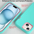 iPhone 15 Case with 2 Pack Screen Protector - Heavy Duty Shockproof Military Grade Drop Protective Full Body Rugged Dust-proof Cover(AquamarinePin...