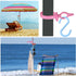 Easy Umbrella Hook Beach Accessories for Vacation Must Haves Essentials,Trip Gear Set of 4 with 6 Hooks,Various Poles...