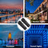 4Pcs PG9 Mini Waterproof Electrical Junction Boxes 2Pin Outdoor Electrical Boxes Cable Connector for Tunnel, Tree String, IP68 Junction Box Wire R...