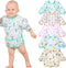 Lictin Long Sleeve Baby Bibs for Boy or Girl,Fully Waterproof Toddler Bibs,2-5 years Neutral Baby Smock for Eating,Reusable Infant Wearable Bibs f...
