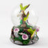Elanze Designs Green Family Flittering Hummingbirds with Purple Flowers Bird Tabletop Figurine 100MM Sturdy Glitter Water Snow Globe Plays Tune Yo...