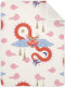 xigua Chinese Dragon Pattern Baby Blankets for Boys Girls, 30 x 40 Inch Super Soft Toddler Newborn Blanket, Double Layer Blanket for Crib Stroller...