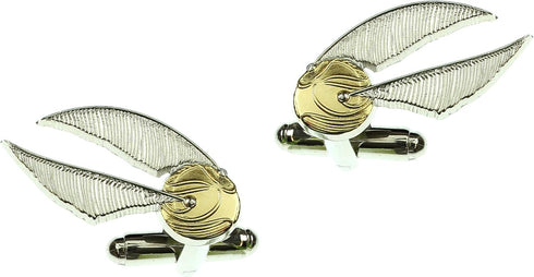 Harry Potter Golden Snitch Silver Plated Cufflinks...