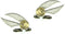 Harry Potter Golden Snitch Silver Plated Cufflinks...