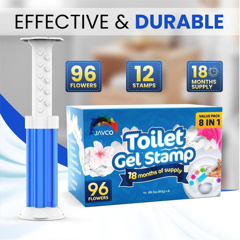-96 Flowers- Flower Toilet Gel Stamp | Toilet Scent Fresheners | Toilet Fresheners Gel Toilet (Mix Scent)...