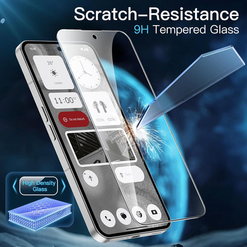 JETech Screen Protector for Nothing Phone 2 6.7-Inch, 9H Tempered Glass Film, Anti-Scratch, HD Clear, 3-Pack......