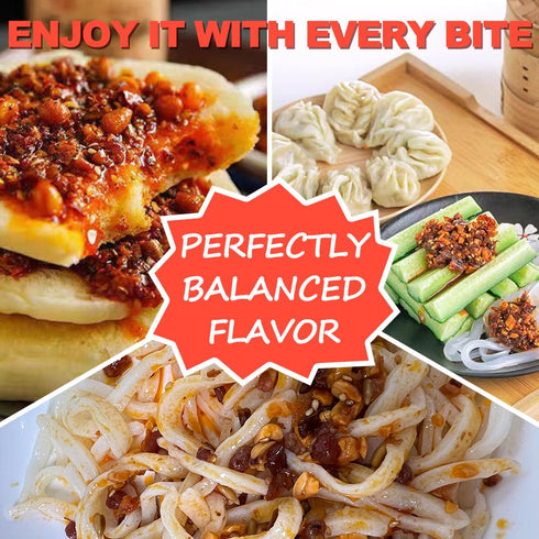 EAPC Crispy Nuts Chili Oil, Extra Crunchy Nuts Chili Sauce with Peanuts, Sunflower Seeds, Sesame, Chili Crisp Oil Sauce, Ready to Eat and Use as S...