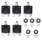 15A 125-250V AC 50V DC Push Button Circuit Breaker L1 Series Manual Reset Thermal Circuit Breaker 15A 5Pack...