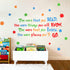 decalmile Reading Wall Decals Inspirational Quotes and Sayings Children Wall Stickers Kids Bedroom Classroom Wall Decor...