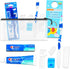 Oral Care Travel Kit for Adults - Bundle with Travel Toothbrush, Floss, Floss Picks, Travel Size Toothpaste, and More for Men and Women | TSA Frie...