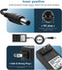 16.8V AC/DC Massage Gun Charger Adapter with 16.8V 0.8A 1A Massage Guns Power Supply Cord Cable (6.6Ft)...