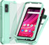 Ailiber Case for Blu Studio Mini 2023, with Screen Protector, Dual Layer Protection, Shockproof Corners TPU Bumper, Rugged Silicone Cell Phone Cas...