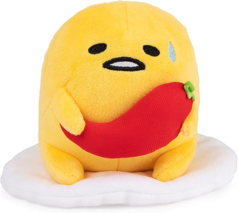 GUND Sanrio Gudetama The Lazy Egg Stuffed Animal, Spicy Gudetama Plush Toy for Ages 1 and Up, 5”...