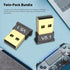 2 Pack Bluetooth 5.1 EDR USB Adapter for PC Receiver - Transmitter for Computer Desktop, Compatible with Laptop, Headset, Speaker, Keyboard, Mouse...