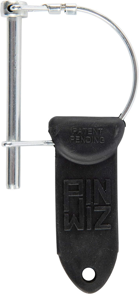 Pin Wiz Trailer Hitch Pins and Clips, Heavy-Duty Trailer Hitch Clips, Hitch Pins, Linchpin, D Pin, Square Pin & Locking Pin with Rubber Grip to Sa...