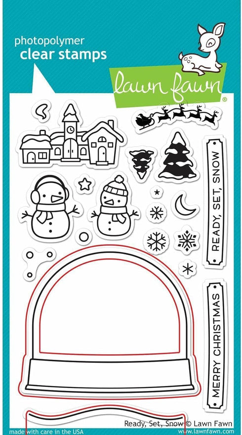 Lawn Fawn Dies - Ready, Set, Snow Shaker Add-On (LF975)...