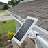 Gutter Mount for Ring Solar Panel, Adjustable Weatherproof Aluminum Alloy Mount Bracket, Perfect Angle to Get Adequate Sunlight (White)...
