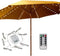 Patio Umbrella Lights 8 Lighting Mode 104 LED String Lights with Remote Control Umbrella Lights Battery Operated Waterproof Outdoor Decor for Pati...