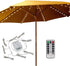 Patio Umbrella Lights 8 Lighting Mode 104 LED String Lights with Remote Control Umbrella Lights Battery Operated Waterproof Outdoor Decor for Pati...