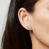 Boma Jewelry Sterling Silver Flower Bouquet Crawler Stud Earrings...